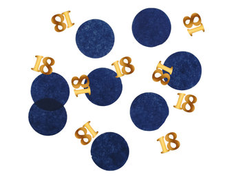Confetti Luxe Blauw 18 Jaar - 25 gram