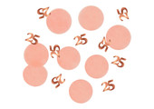 Confetti Luxe Roze 25 Jaar - 25 gram