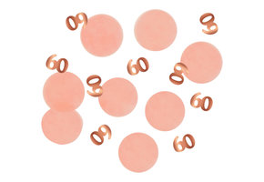 Confetti Luxe Roze 60 Jaar - 25 gram