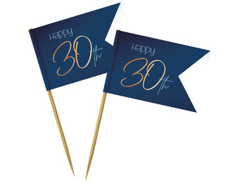 Prikkers Luxe Blauw 30 Jaar - 36 stuks