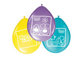Woezel en Pip Ballonnen 30cm - 8 stuks