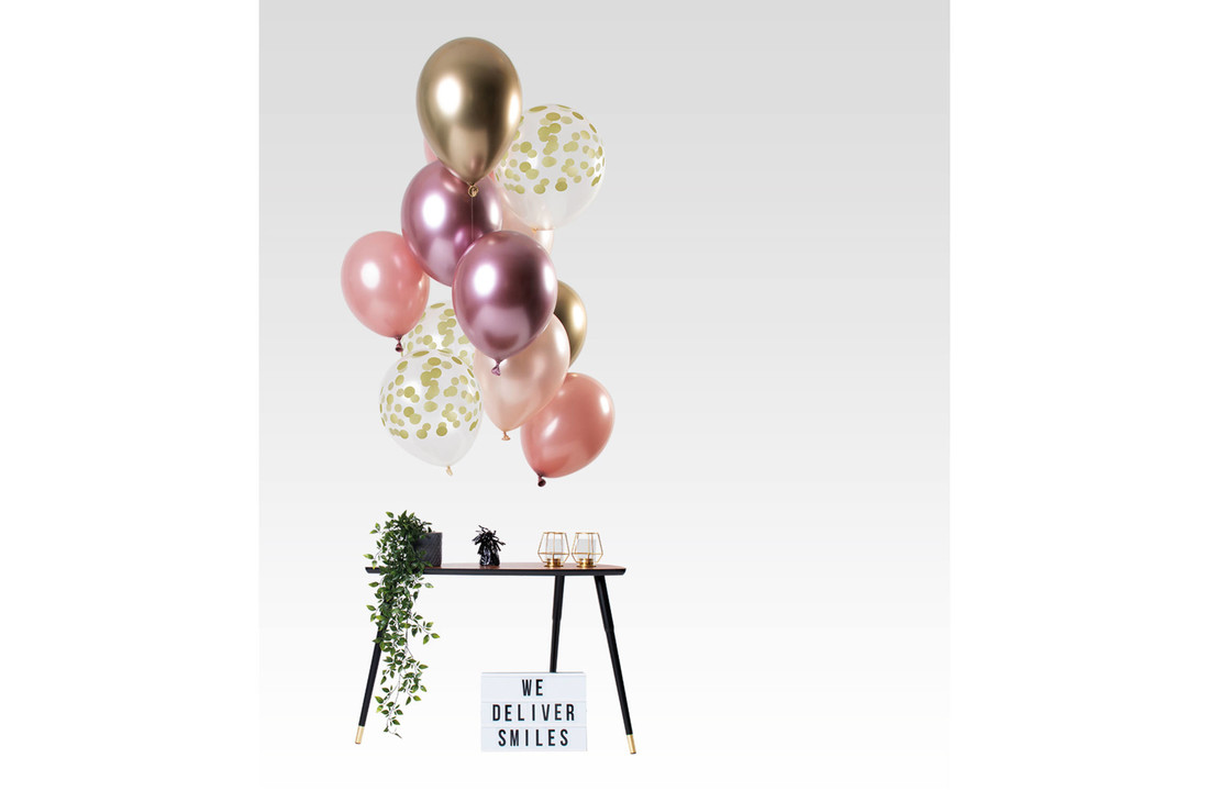Ballonnen Golden Blush 30cm - 12 stuks