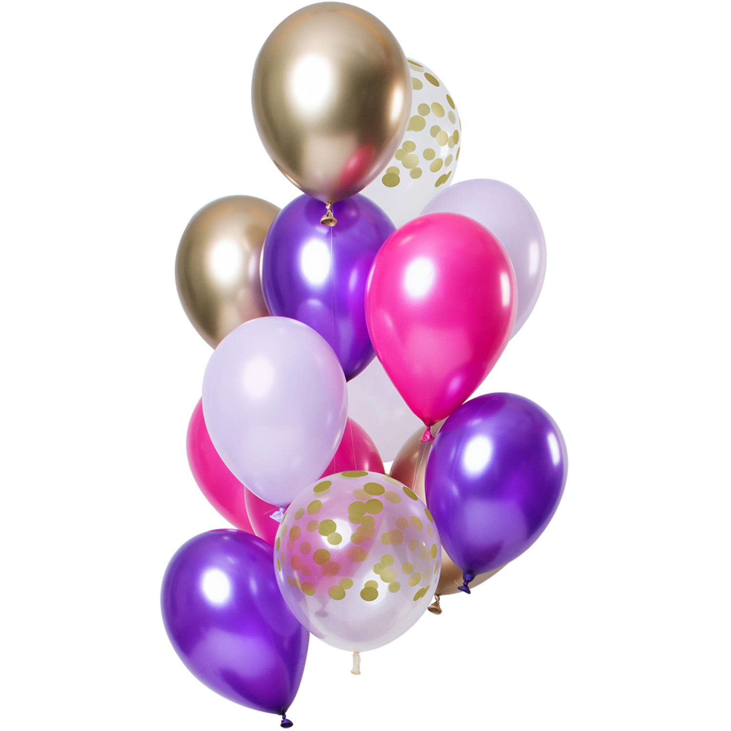 Ballonnen Purple Posh 30cm - 12 stuks