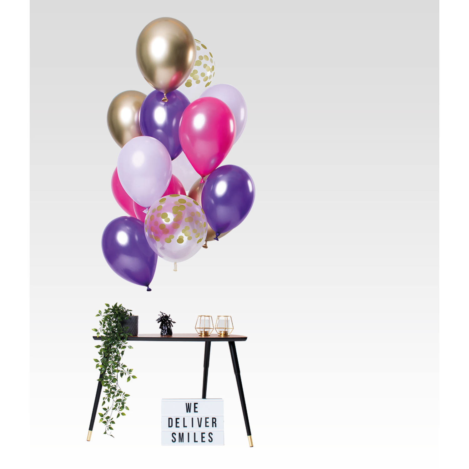 Ballonnen Purple Posh 30cm - 12 stuks
