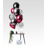 Ballonnen Dark Richness 30cm - 12 stuks