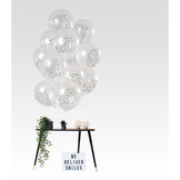 Ballonnen Origami 6 jaar 30cm - 12 stuks