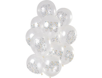 Ballonnen Origami Happy Birthday - 12 stuks