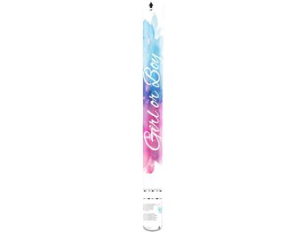Party Popper Gender Reveal BOY 57 cm - per stuk