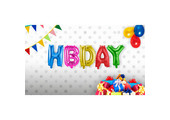 Folieballonnen Set HBDAY