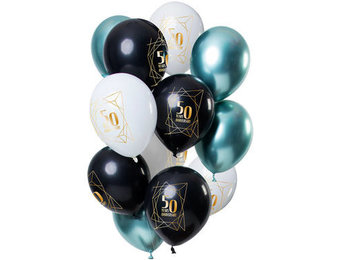 Ballonnen Jubileum 50 Jaar - 12 stuks