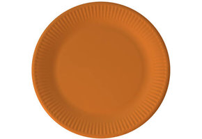 Borden Papier Composteerbaar Oranje - 8 stuks