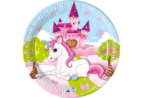 Borden Papier Composteerbaar Eenhoorn - 8 stuks