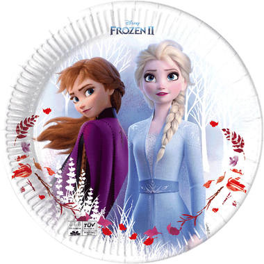 Borden Papier Composteerbaar Frozen 2 - 8 stuks