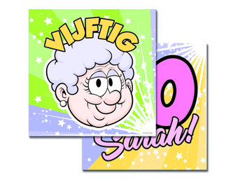 Sarah Servetten Rainbow - 20 stuks