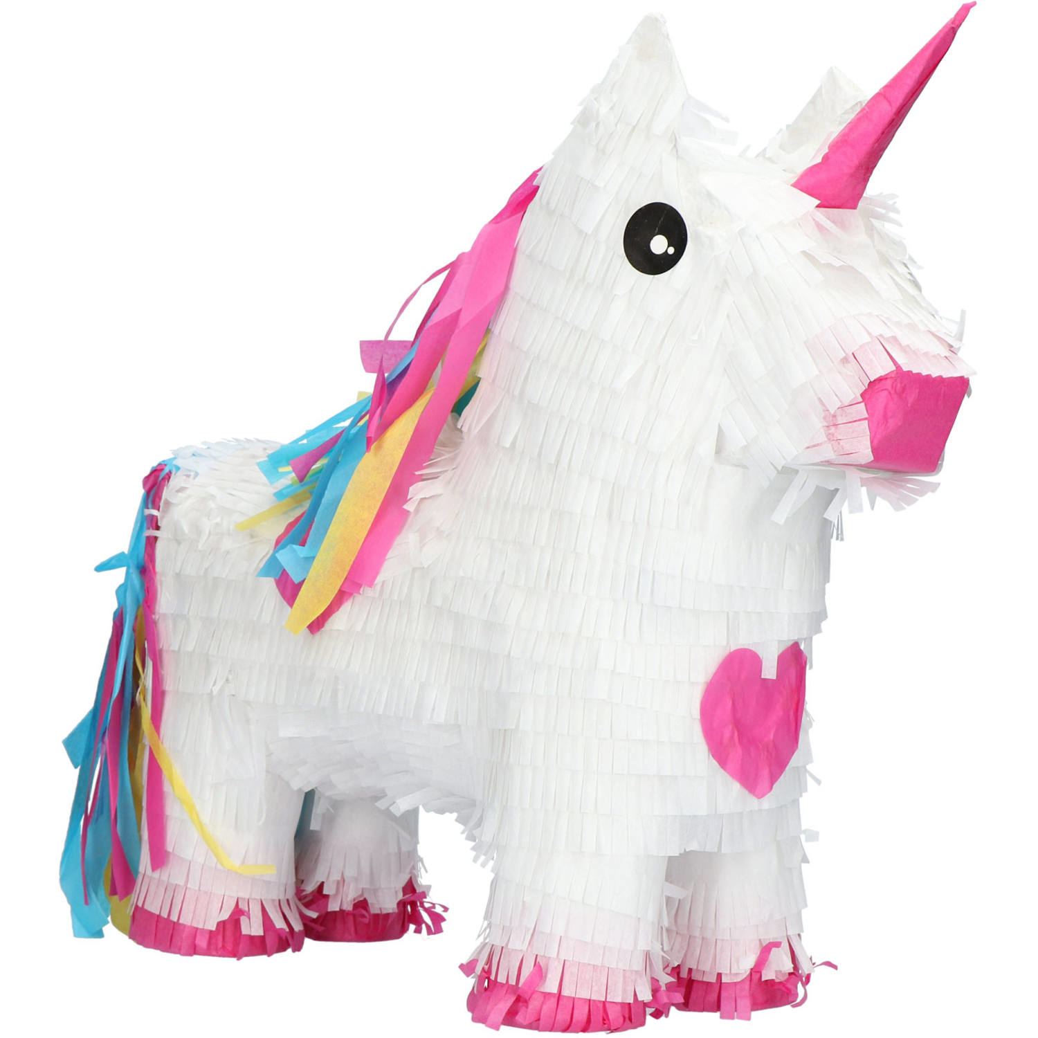 Eenhoorn Piñata Rainbow 35x35cm - per stuk