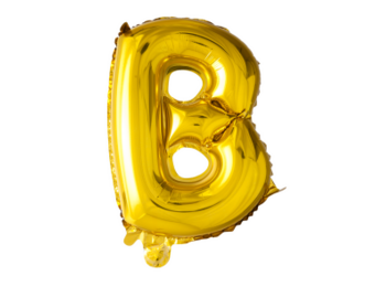 Letter Ballon B Goud - 41cm