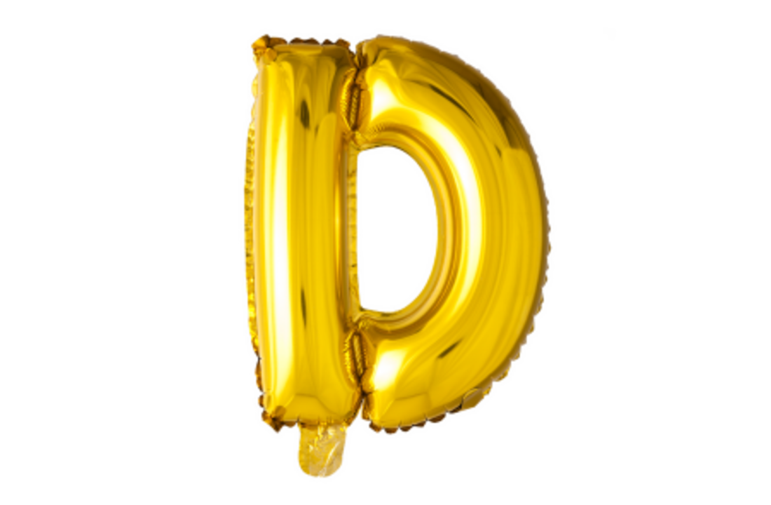 Letter Ballon D Goud - 41cm