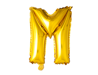 Letter Ballon M Goud - 41cm