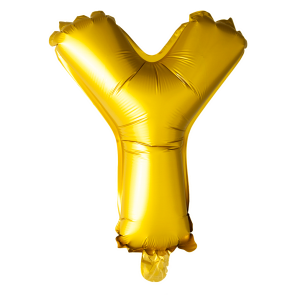 Letter Ballon Y Goud - 41cm