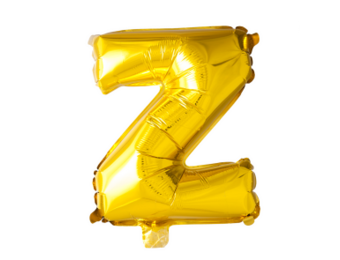 Letter Ballon Z Goud - 41cm
