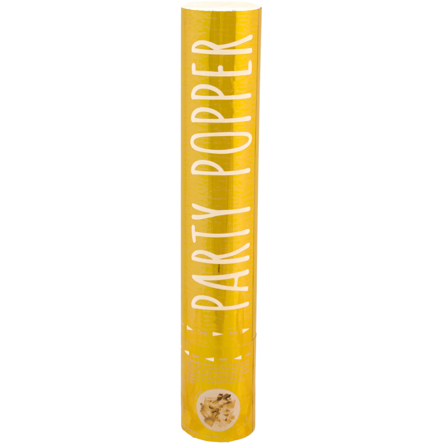 Confetti Party Popper Goud - 28 cm