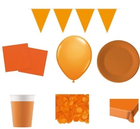 Feestpakket oranje