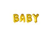 Baby Ballonnen Set  Goud - 41cm