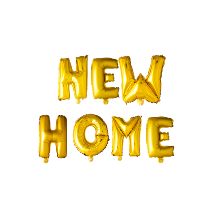 New Home Ballonnen Set Goud - 41cm