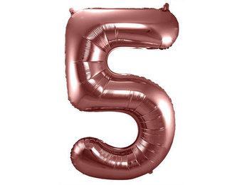Cijfer Ballon Brons 5 - 86cm