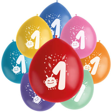 globaal Allerlei soorten Hinder Color pop monster verjaardags ballonnen 1 jaar kopen - Feestartikelen en  Versiering - Feestartikelen Specialist