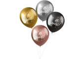 Ballonnen shimmer Electrum 16 jaar!  33cm - 4 stuks