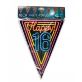 Vlaggenlijn Neon  - 16 jaar