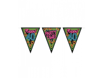 Vlaggenlijn Neon  - 40 jaar