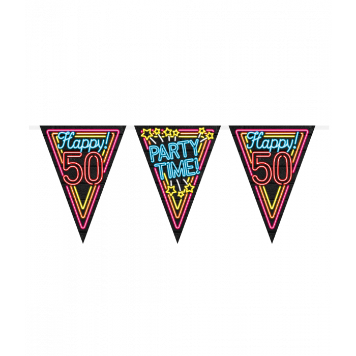 Vlaggenlijn Neon - 50 jaar