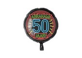 Neon folieballon - Abraham
