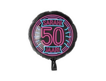 Neon folieballon - Sarah 50