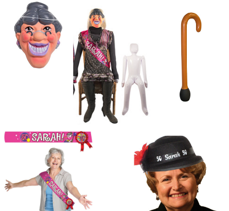 Sarah opblaaspop pakket - per stuk