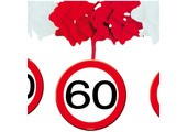 60 Jaar Verkeersbord Slinger met Onderhangers