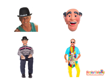 Abraham opvulpop pakket - per stuk