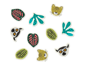 Zoo Party Tafelconfetti - 45 stuks