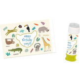 Zoo Party Stickers Bellenblaas - 6 stuks