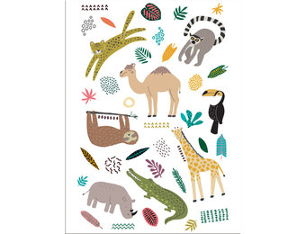 Zoo Party Tatoeages - 30 stuks
