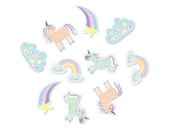 Tafelconfetti Unicorns & Rainbows - 45 stuks