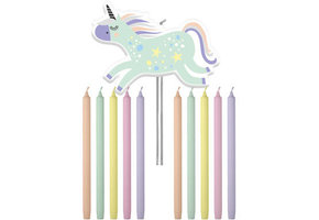 Kaarsen Unicorns & Rainbows - 11 stuks
