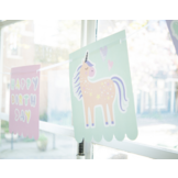 Vlaggenlijn Unicorns & Rainbows - 6 meter