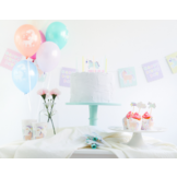 Ballonnen Unicorns & Rainbows Meerkleurig 33cm - 6 stuks