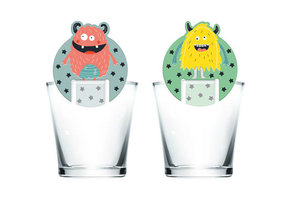 Glasmarkers Monster Bash - 6 stuks