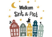 Raamstickers ''Welkom Sint&Piet''