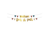 Letterslinger ''Welkom Sint&Piet'' - 2 stuks
