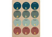 Naamstickers Sint & Piet - 12 stuks